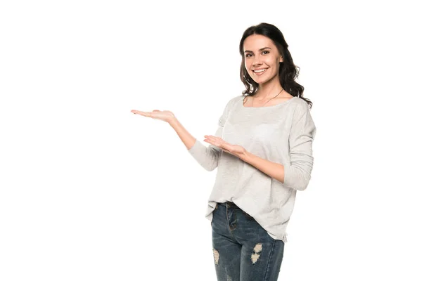 Hermosa mujer sonriente — Foto de Stock