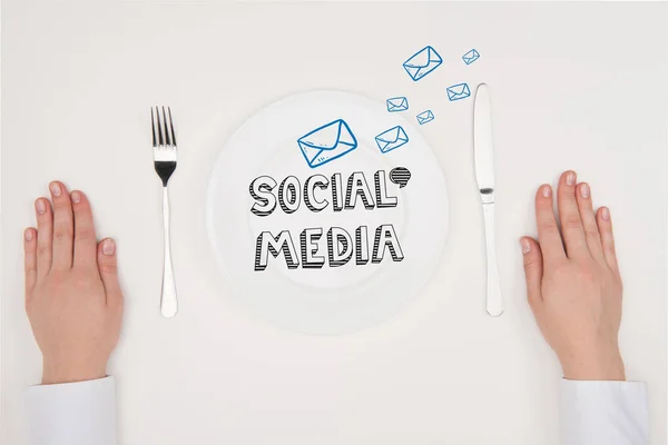 Concepto de medios sociales — Foto de Stock