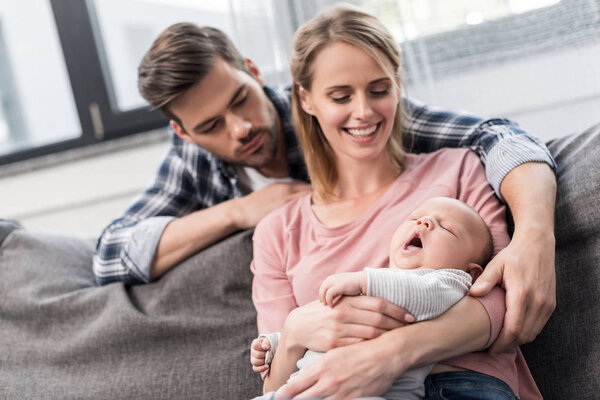 parents with baby boy