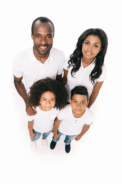 happy african american family 