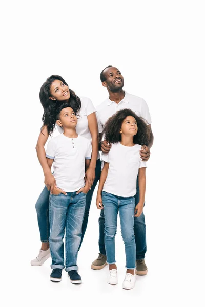 Boldog afrikai-amerikai család — Stock Fotó