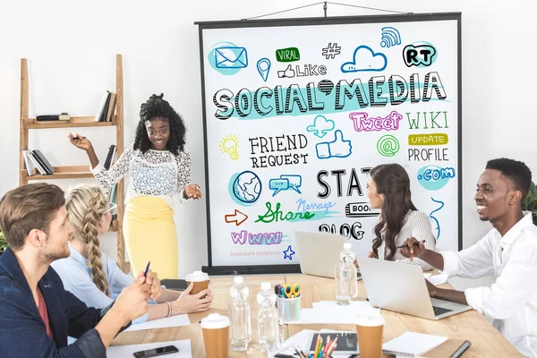 Concepto de medios sociales — Foto de Stock