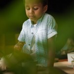 Magnifique enfant afro-américain