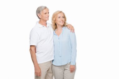 Olgun çift kucaklaşması