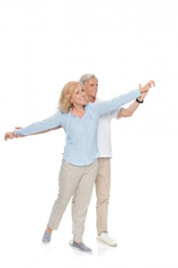 Güzel mutlu olgun çift   