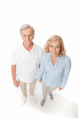 Güzel mutlu olgun çift  