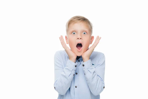 Shocked kid — Stock Photo, Image