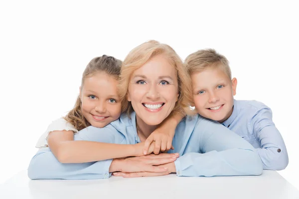 Avó feliz com netos — Fotografia de Stock