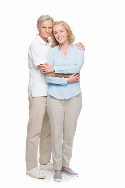 Mature couple embracing — Stock Photo, Image