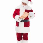 Santa claus with wish list