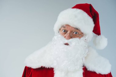Santa claus şapka ve gözlük