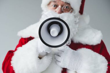 Noel Baba megafon ile