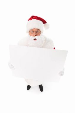 Noel Baba boş kartı