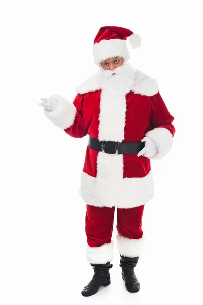 Санта-Клаус в традиційному костюмі — стокове фото