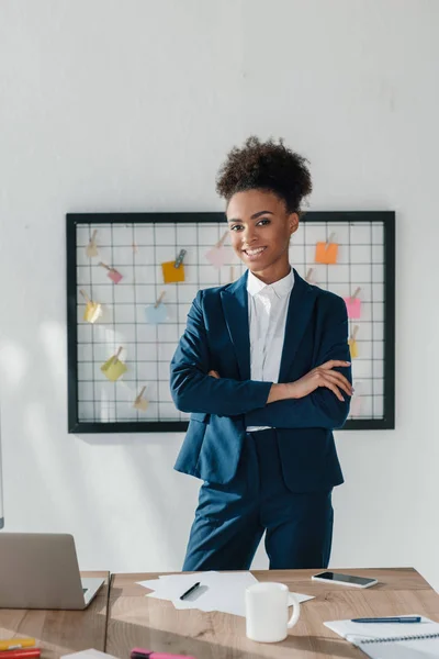 Confident african american businesswoman — Stock Photo, Image