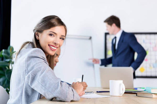 businesswoman at workplace