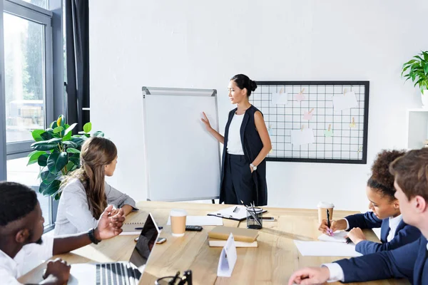 Multicultural business people at meeting — Stock Photo, Image