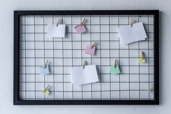 пустые цветные ноты
