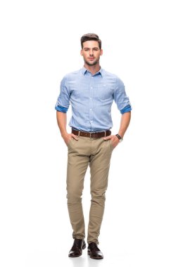 Yakışıklı genç adam.