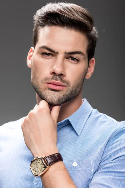 Thoughtful handsome man — Stock Photo, Image