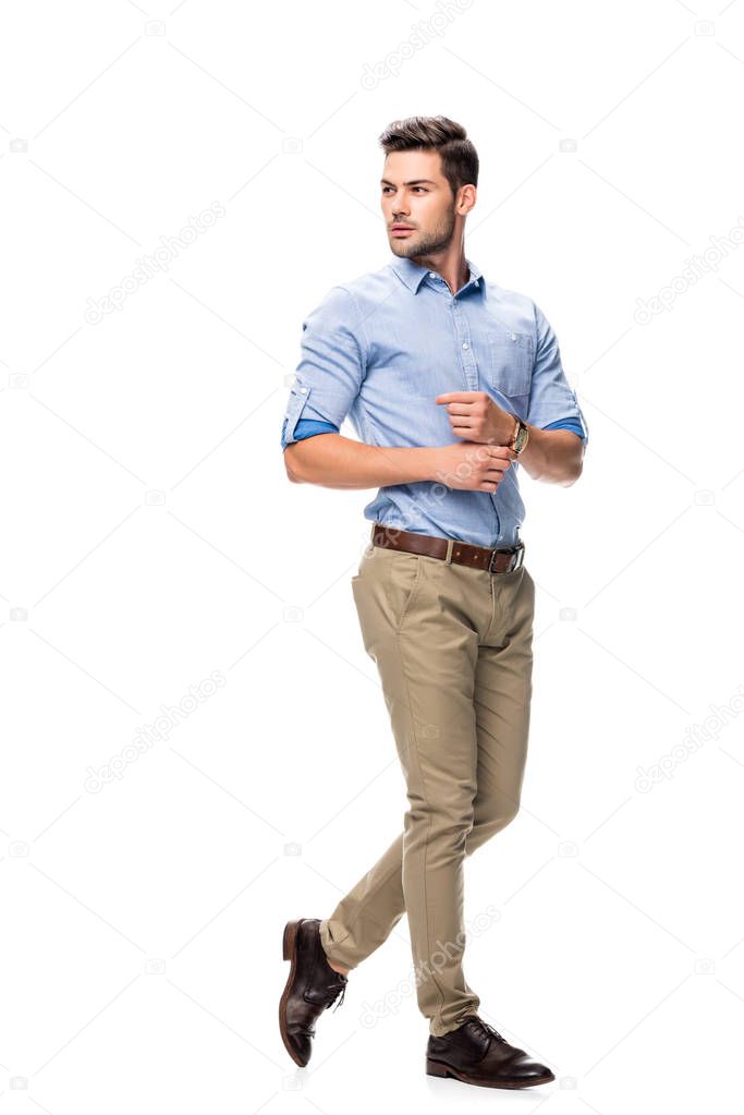 man in casual clothing