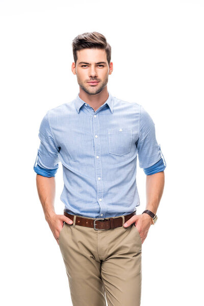 красивый молодой человек