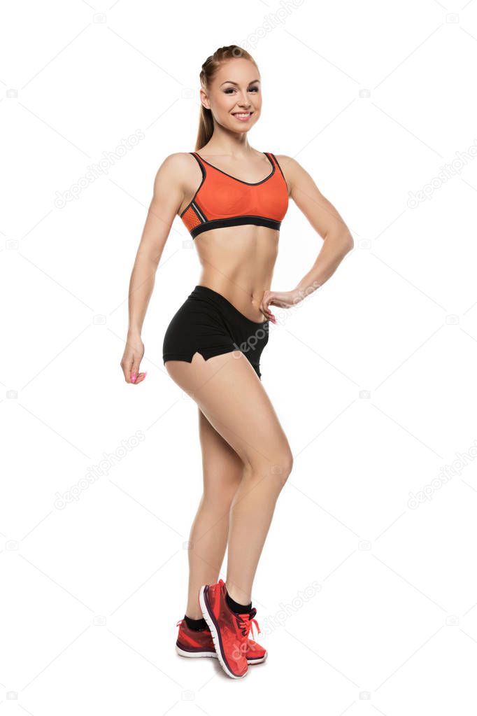 sporty young woman