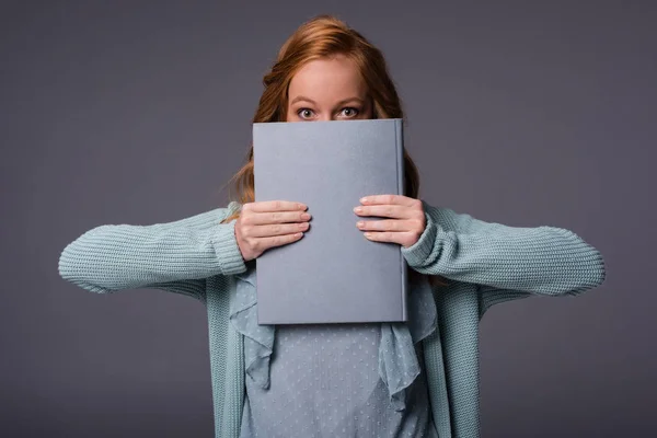 Girl holding book — Stock Photo, Image