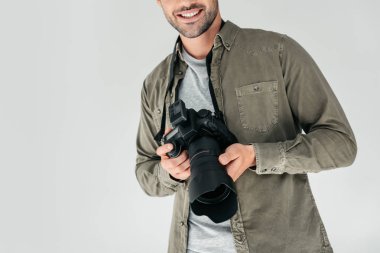 fotoğrafçı ile dijital fotoğraf makinesi 