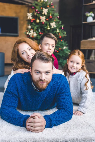 Familienweihnachten — Stockfoto