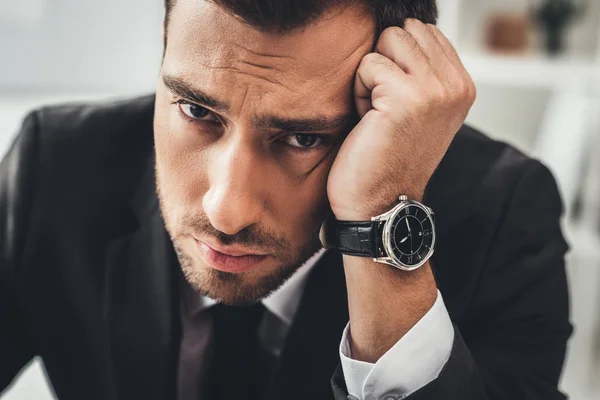 Tired businessman — Stock Photo, Image