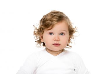 Beyaz toddler kız