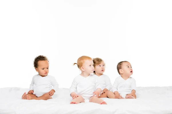 Multiethnic toddler boys and girls — Stock Photo, Image