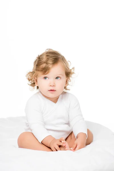 Aranyos kisgyermek lány — Stock Fotó