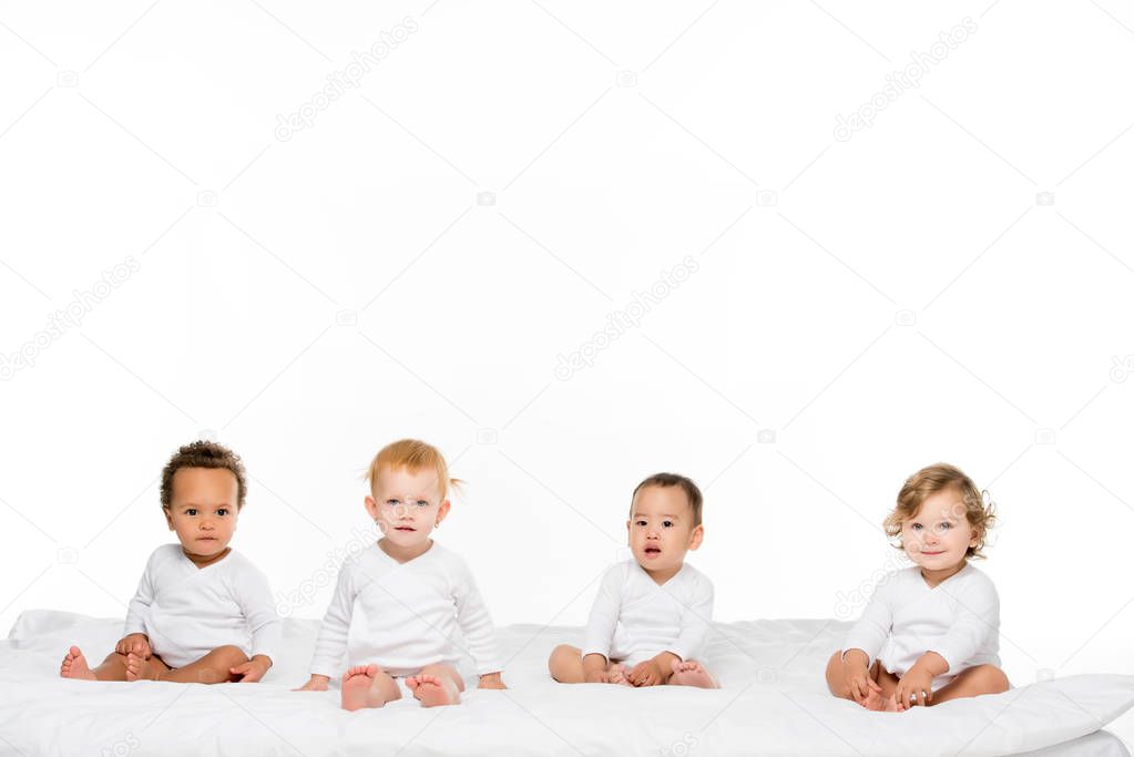 multiethnic toddler boys and girls