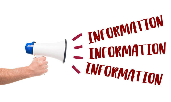 Человек, держащий мегафон
