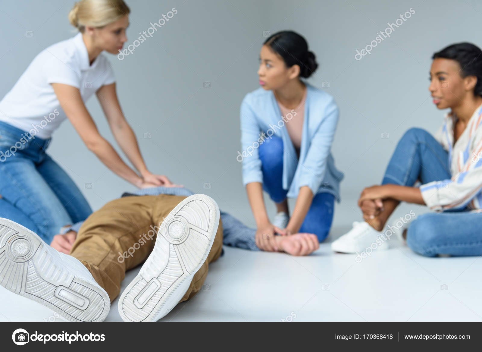 First aid training — Stock Photo © AllaSerebrina 170368418