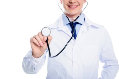 Steteskoplu doktor.