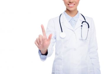 kadın doktor sunulması