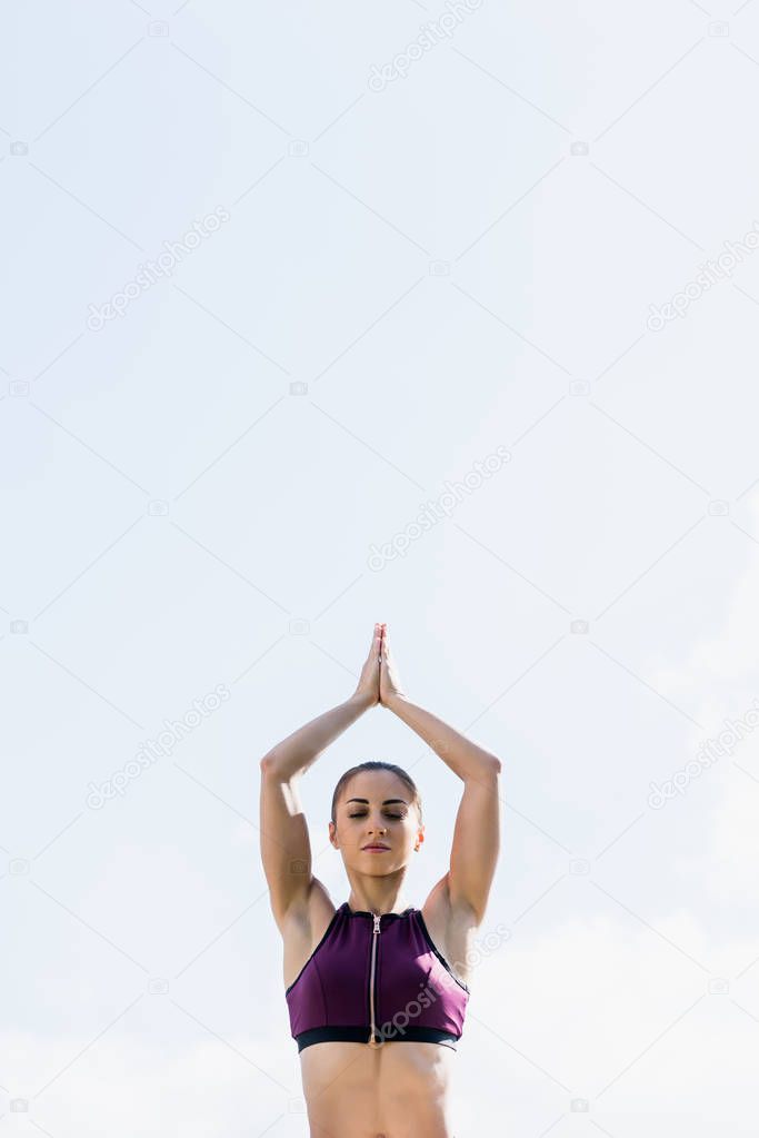 woman in tree pose