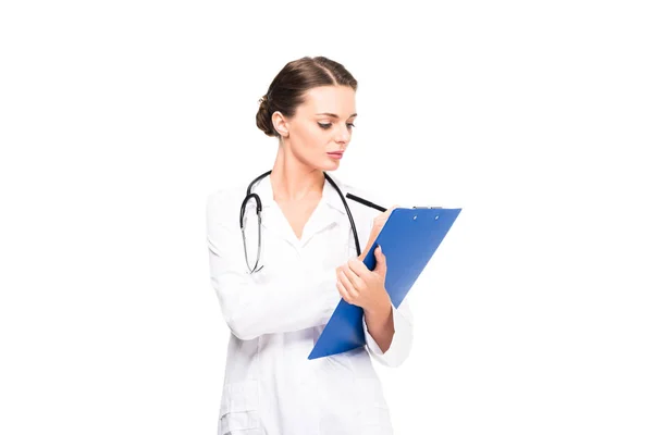 Médico profesional con carpeta — Foto de stock gratis