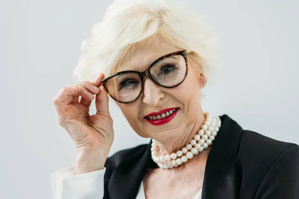 Beautiful senior lady — Stock Photo, Image