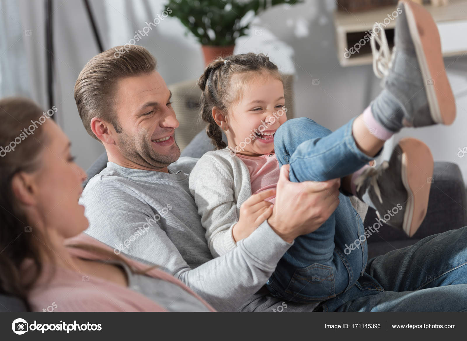 Parents having fun with daughter ??? Free Stock Photo ?? AllaSerebrina