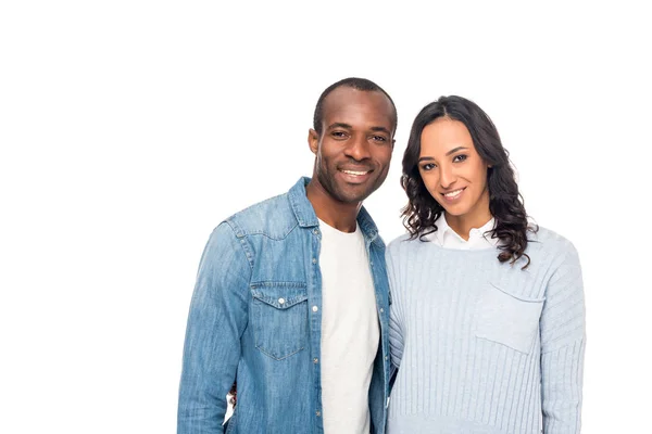 Happy african american couple — Stock Photo, Image