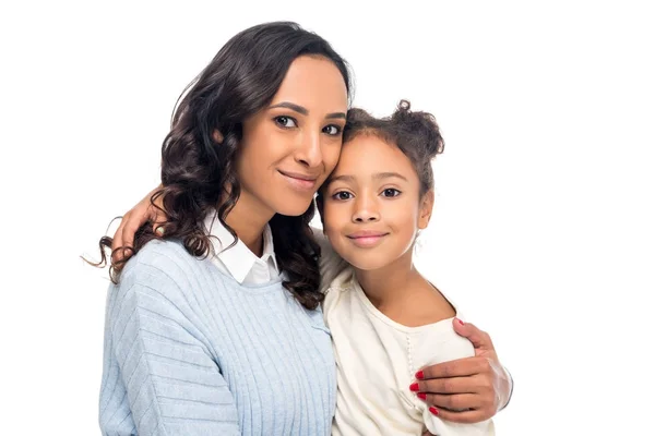 非洲裔美国母亲和女儿 — 图库照片