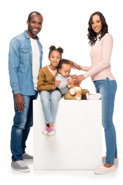 アフリカ系アメリカ人の家族 — ストック写真