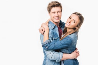 Mutlu genç çift 