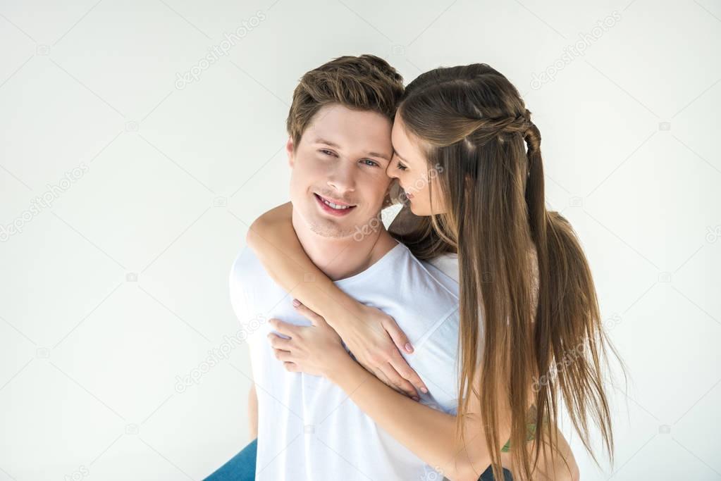 happy young couple 