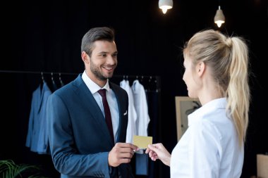 butik iş adamı ve holding satıcı kartı