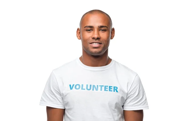 African American volontär — Stockfoto